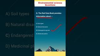 Environmental science questions||environmental science||ssc chsl