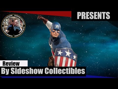 Captain America Assault on Hydra Premium Format Exclusive Review The Odd Couple Statue Reviews