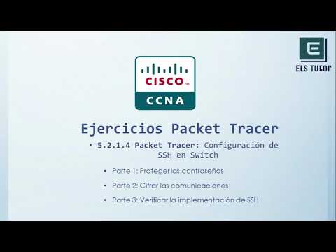 5.2.1.4 Packet Tracer: configuración de SSH