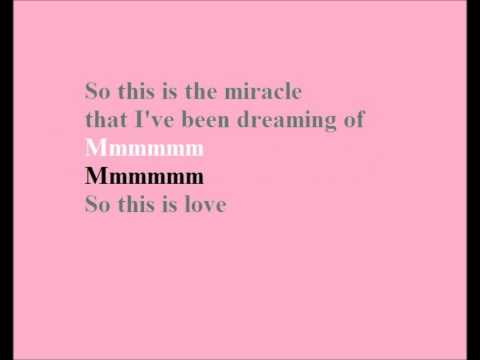 So This Is Love Karaoke / Instrumental Cinderella