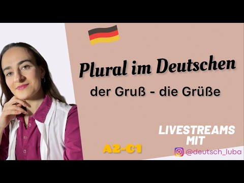 Plural im Deutschen 🇩🇪 | Live-Training 💪🏋️‍♀️