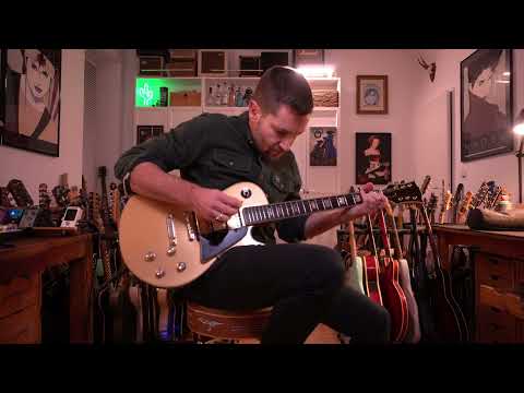 Sakai Goldtop LP-style Guitar - 1973 made in Japan - Maxon Pickups - Sound Demo