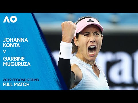 Johanna Konta v Garbine Muguruza Full Match | Australian Open 2019 Second Round