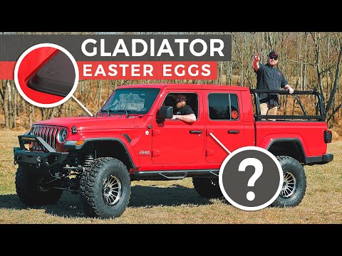 Hidden Easter Eggs on the Jeep Gladiator!
