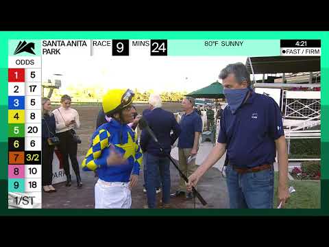 Messier wins the Grade 3 Robert B. Lewis Stakes on Sunday, February 6, 2022 at Santa Anita Park.