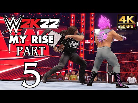 WWE 2K22 MyRise Walkthrough PART 5 (PS5) Gameplay No Commentary @ 4K 60ᶠᵖˢ ✔