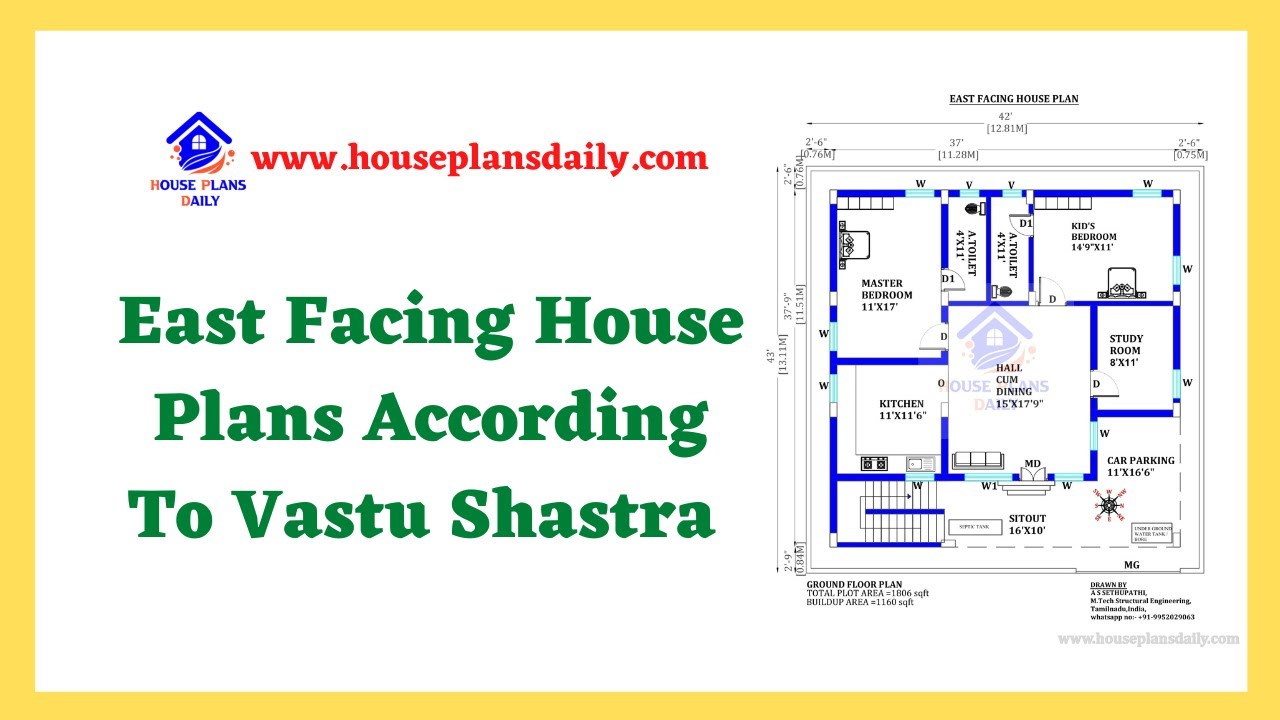 East Facing Home Plans According to Vastu Shastra | Ghar Ka Design