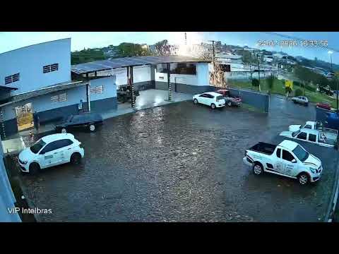 Um Raio em Quedas do Iguaçu que perigo!