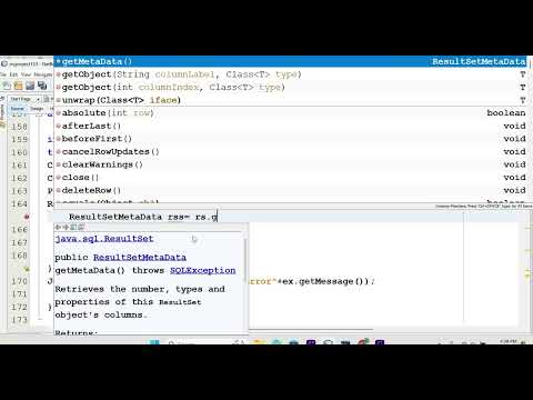 How To Retrieve Data From Database Using Java