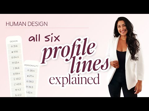 Human Design - ALL SIX individual profile lines explained