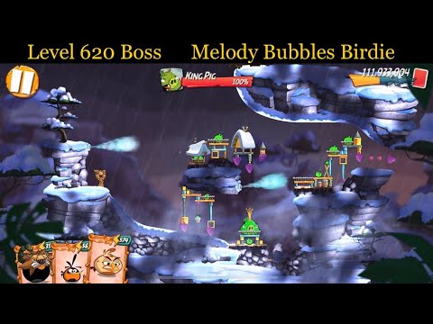 Angry Birds 2 AB2 Level 620 Boss Melody Bubbles Birdie