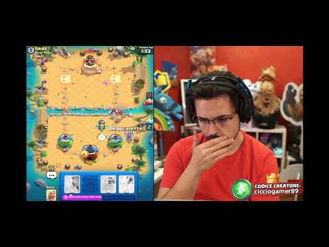 Cicciogamer89 incontra grax su clash royale