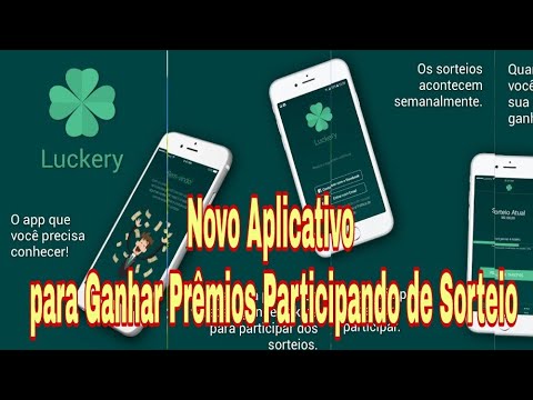 Novo App - Como Ganhar Prêmios Participando de Sorteio