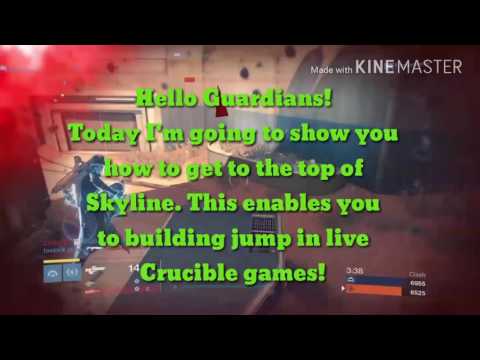 Destiny- Skyline glitch - How to get to top of Skyline.
