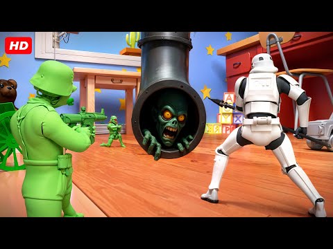 Zombies VS Toy Soldiers VS Stormtroopers⚔🚁 (Infinity War)