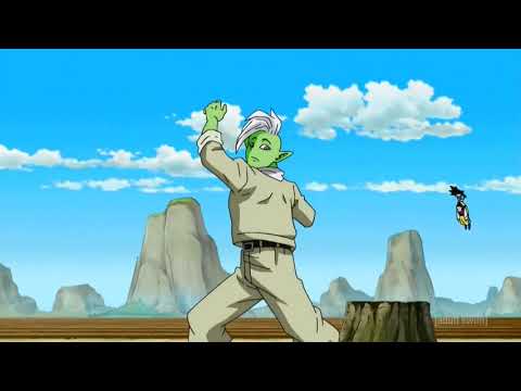 ZAMASU swaps his body with Goku  English Dubbed