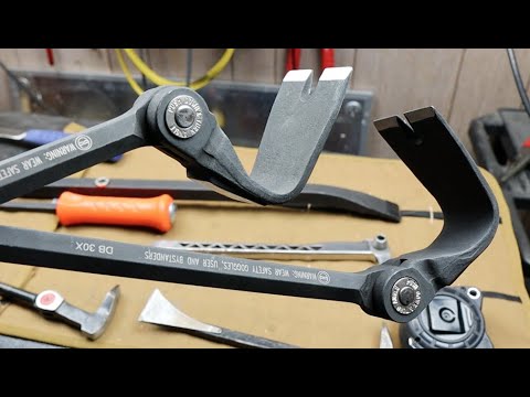 Crescent Indexing Pry Bars: A dozen tools in one for lifting, spreading, leveling, prying, & wedging