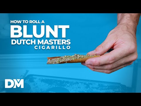 How To Roll A Blunt Dutch Masters Cigarrillo - DistroMike
