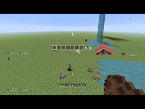 MINECRAFT casa volante noob contro contro casa volante pro