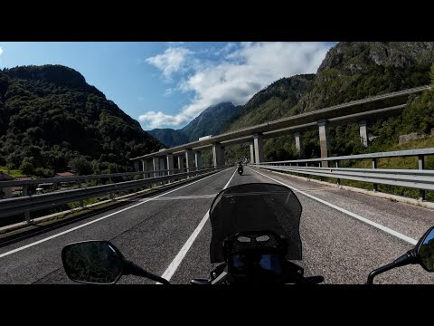 moto-výlet / moto-trip: Val Raccolana (Italy) - road SP76