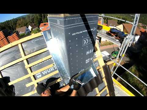 Kamineinfassung + Verkleidung in Zink ✔️