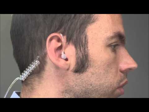 Part of a video titled Concierge Coiled Tube Earpiece - YouTube