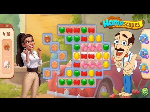 Homescapes - Level 1798 to 1800 Gameplay Walkthrough - New Update