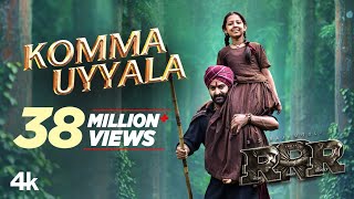 Komma Uyyala Full Video Song (Telugu) 4K RRR Songs