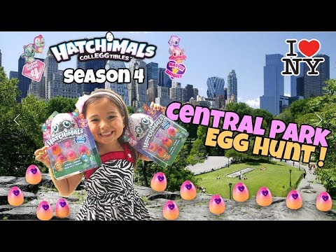 New Hatchimals Colleggtibles Season 4 Hatch Bright Egg Hunt In - new hatchimals colleggtibles season 4 hatch bright egg hunt in central park new york city cathleen s toy reviews video dangdutan me