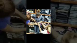 Download lagu Shoplifter stripped and slapped in a store after getting caught #thief #shoplifters #reels #trending mp3