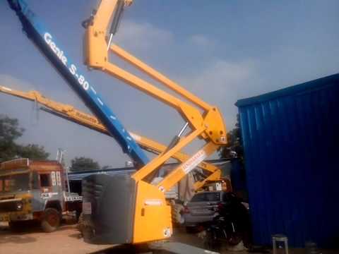 Sendhamarai engineering Pvt Ltd boomlift video
