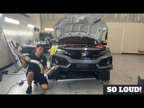 RV6 CATLESS DOWNPIPE AND FRONT PIPE INSTALL