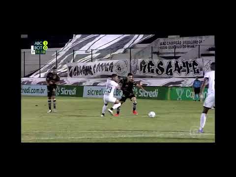 Gol do Michael Douglas para o ABC | | ABC 1X0 BOTAFOGO