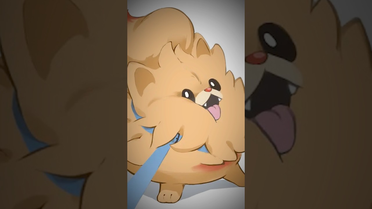 5秒に一回ブチ切れるポムケン #イラスト #メイキング #ポケモン #ポムケン