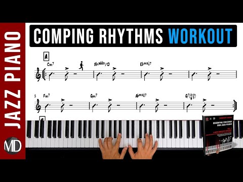 Piano Comping Advanced Workout | Study Essential Comping Rhythms | Piano Course