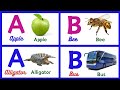 English Alphabets Learn Alphabetical Letters A For Apple ABC Phonic Song A B C D Sri Dharanie Kids