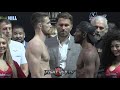 CALLUM SMITH VS HASSAN N'DAM WEIGH IN FACE OFF