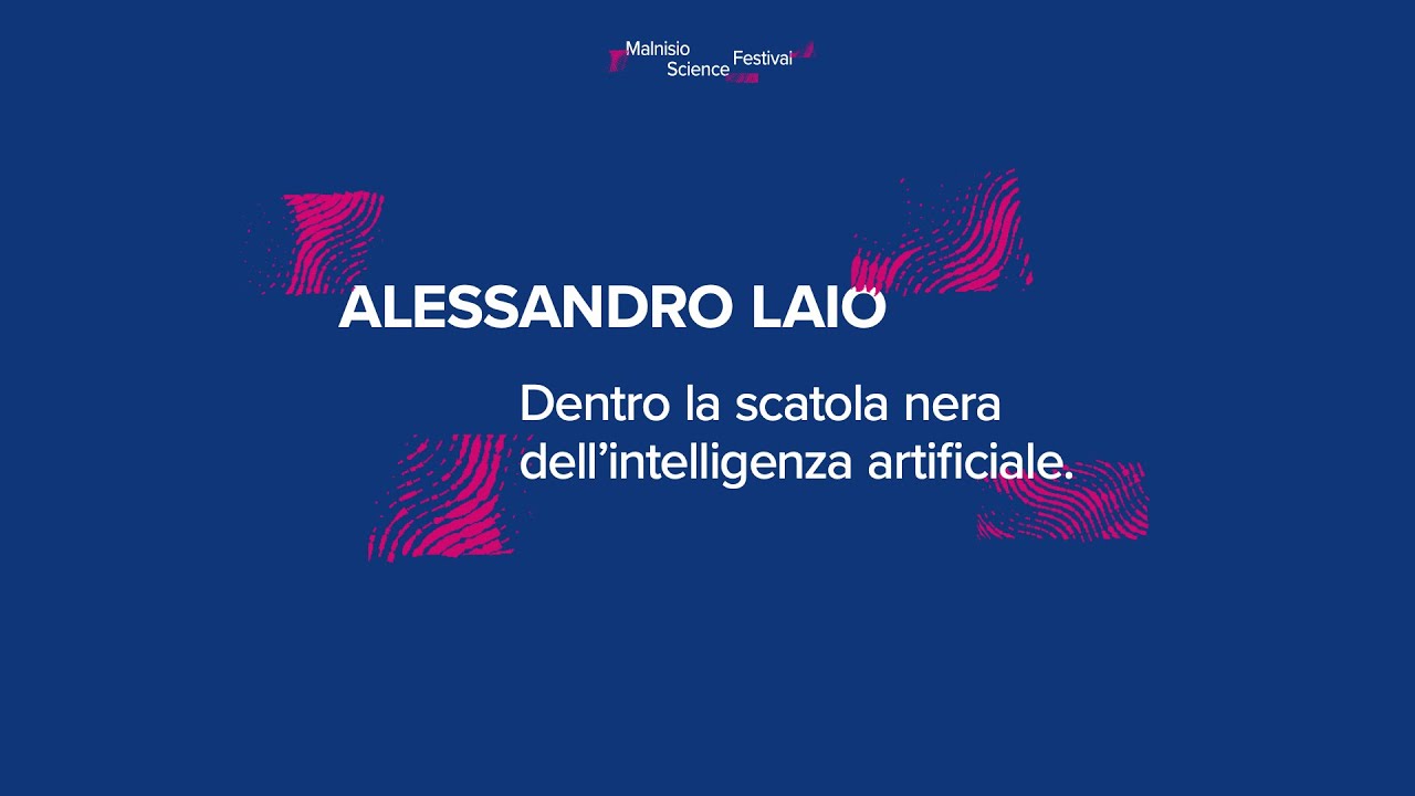Alessandro Laio - Dentro la scatola nera dell'intelligenza artificiale