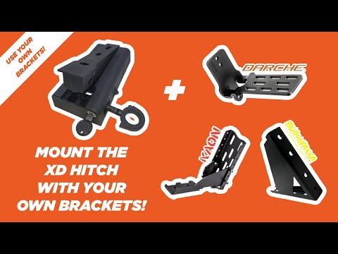 Mount the RacksBrax Quick Release XD Hitch to your own brackets!