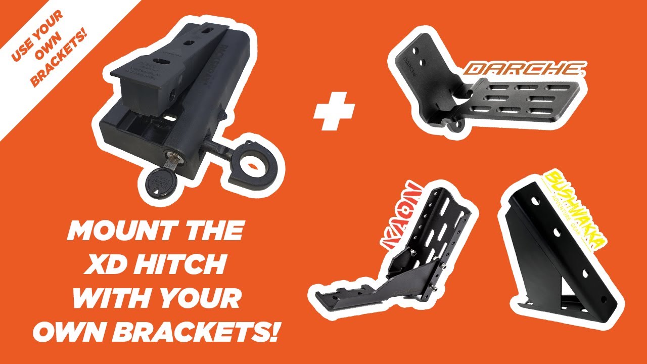 Mount the RacksBrax Quick Release XD Hitch to your own brackets!