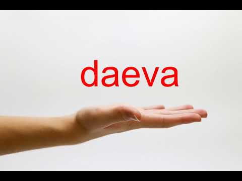 How to Pronounce daeva - American English