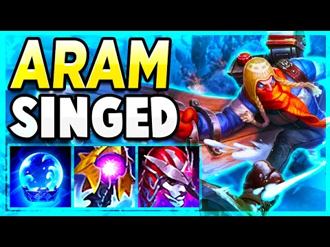 THIS IS HOW YOU PLAY SINGED IN ARAM (FUN AND EASY) - League of Legends ARAM Gameplay