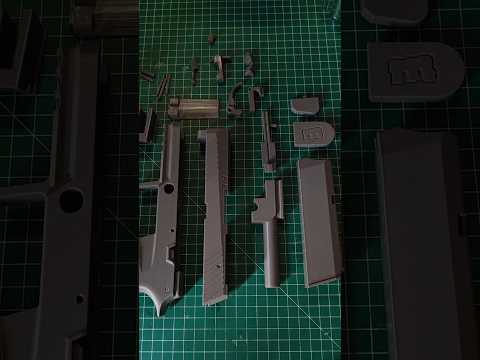 3D Printed E18 Toy Pistol #3dprinting #toy