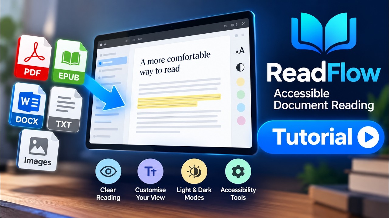 Launching ReadFlow: An Accessible & Structured PDF, EPUB and OCR Reader in English