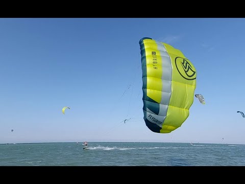 Kite Flysurfer Hybrid test sessions