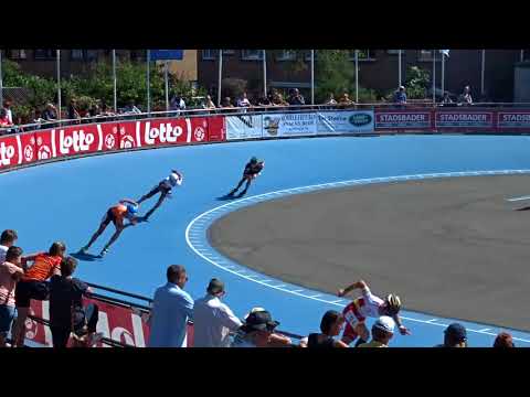 500m teamsprint youth men 1/2 final 3 (european championships inline skating 2018)