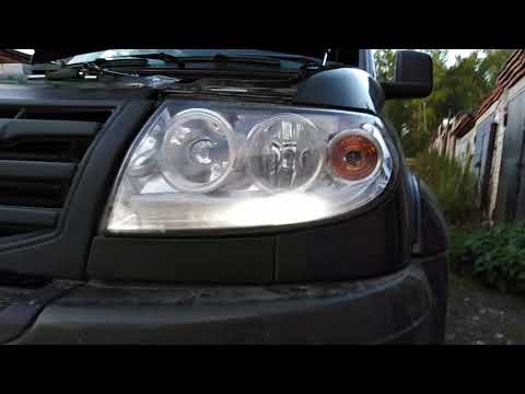 Замена ламп дальнего света .Переключатель поворотов от Калины. Уплотнитель двери от Газели.