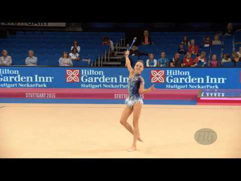 Jasmine KERBER (USA) 2015 Rhythmic Worlds Stuttgart - Qualifications Clubs