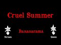 Bananarama - Cruel Summer - Karaoke