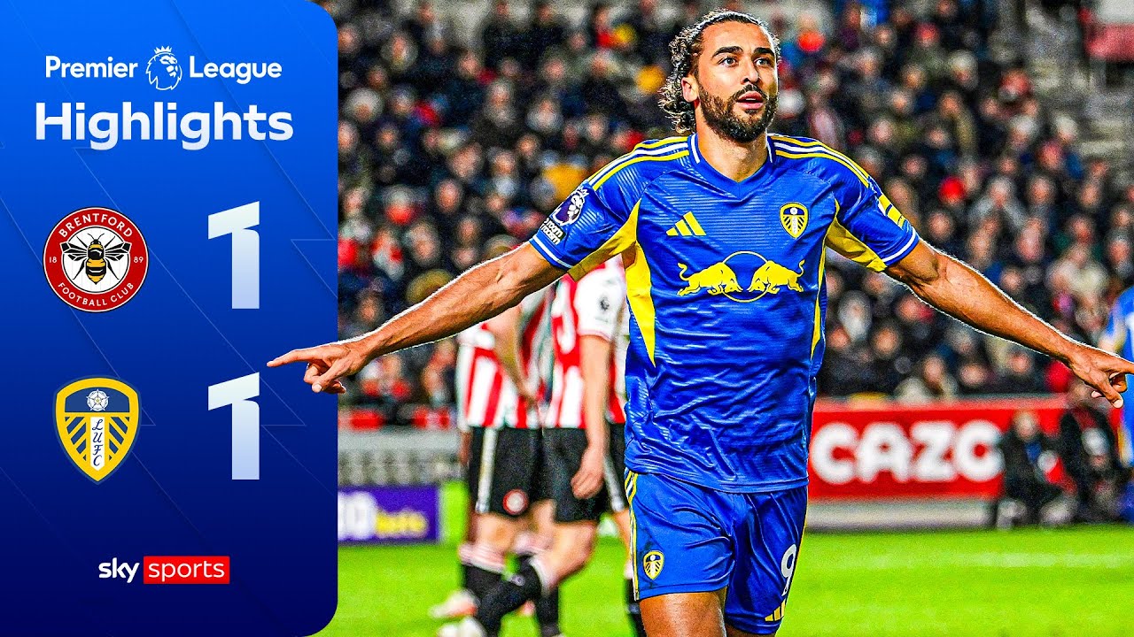 Four in four for Calvert-Lewin! 🔥 | Brentford 1-1 Leeds | Premier League Highlights
